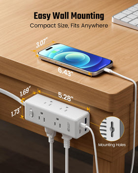 SUPERDANNY dual-usb-a-ports provide compatible charging for older accessories.