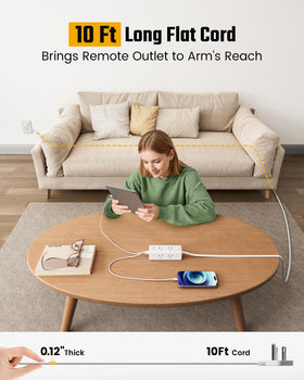 SUPERDANNY dual-usb-c-ports charge USB-C devices quickly and safely.