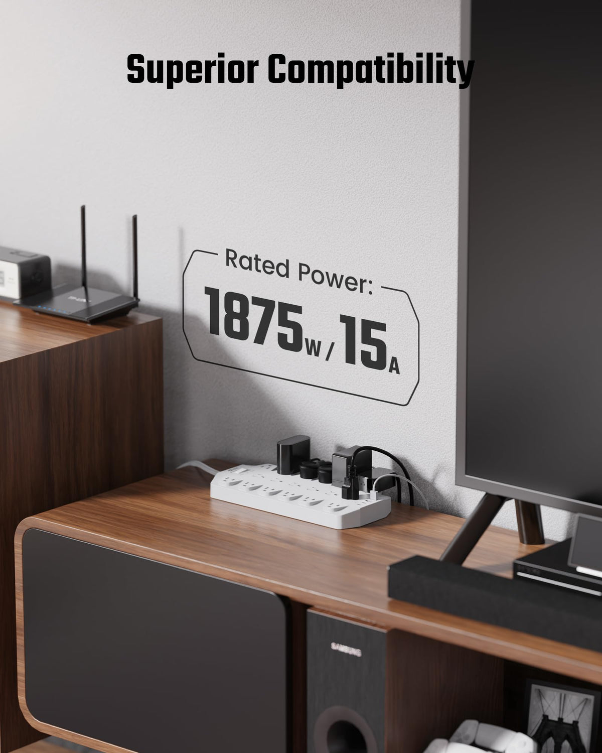 SUPERDANNY casing label emphasizing fire-retardant design for safer use
