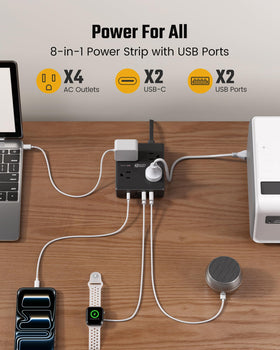 SUPERDANNY flat plug close-up fitting flush behind furniture to save space