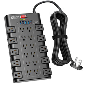 SUPERDANNY in a gaming room lifestyle image showing neat power management and protection
