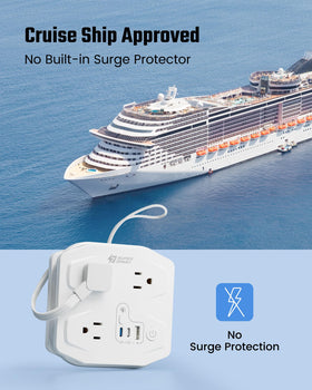 SUPERDANNY lightweight travel strip ideal for home and hotel use