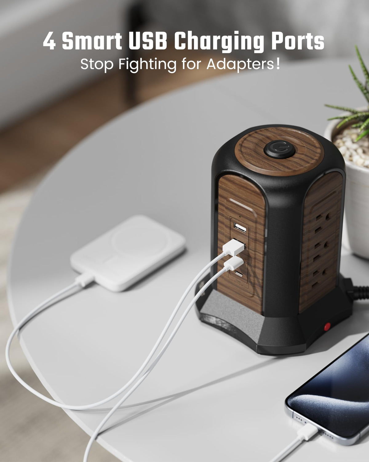 SUPERDANNY packaging with included cable tie and manual for simple setup and storage