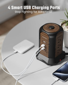 SUPERDANNY packaging with included cable tie and manual for simple setup and storage