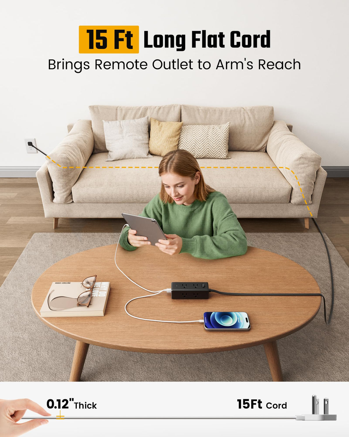 SUPERDANNY USB-C and USB-A ports detail enabling fast convenient charging