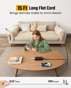 SUPERDANNY USB-C and USB-A ports detail enabling fast convenient charging