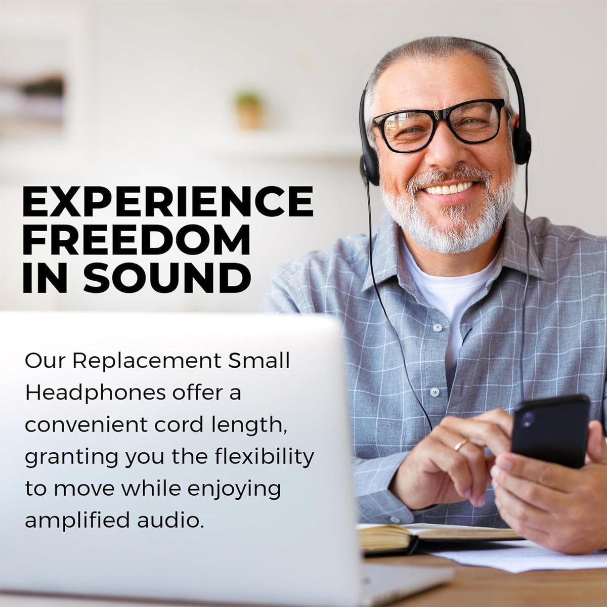 SuperEar compact portable headphones suitable for everyday use.