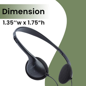 SuperEar foam ear cushions provide soft comfort during long listening sessions.