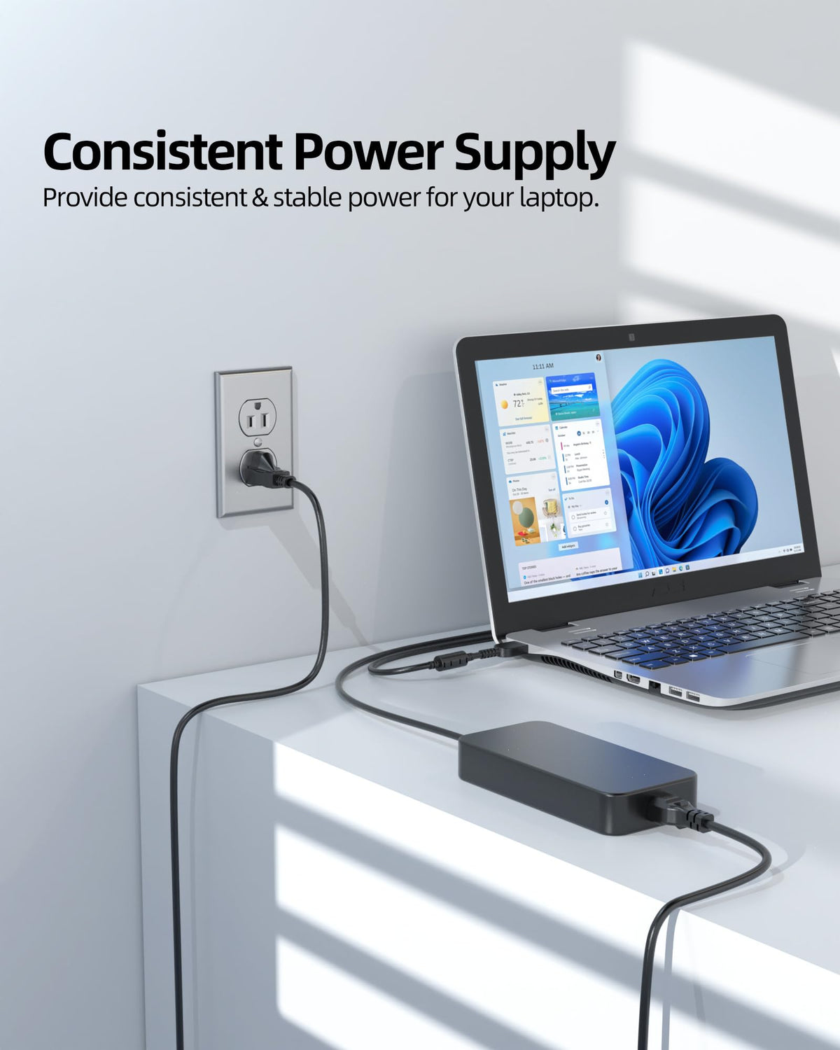 Superer 135W charger ideal for desk setups and home offices