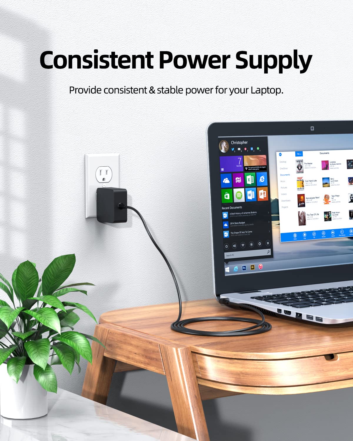 Superer 19V Gateway charger in retail packaging highlighting safety