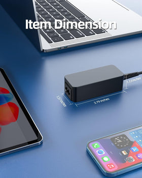 Superer 40W AC charger with cable attached for immediate use