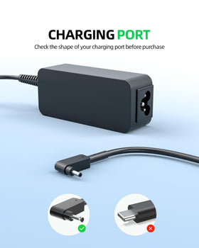 Superer 45W AC charger for Acer Swift 1, portable charging on the go