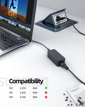 Superer 45W AC charger with durable shell, built to resist daily bumps