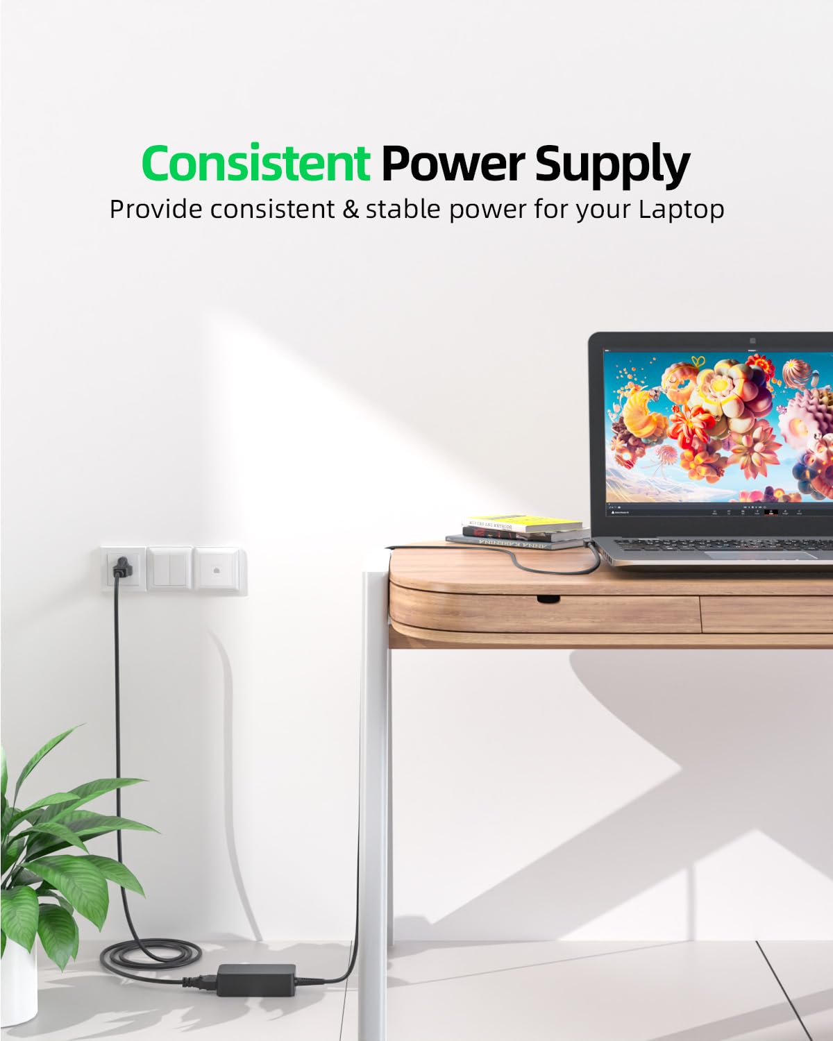 Superer 45W AC charger box with 12-month warranty and 30-day returns