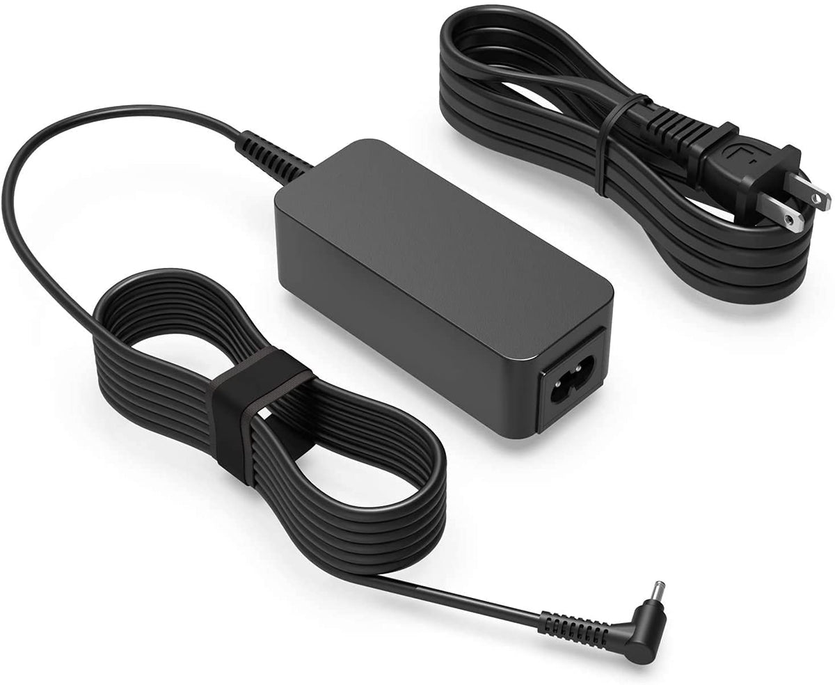 Superer 45W AC charger for Samsung NP730QAA-K01US; compact, travel-ready power solution.