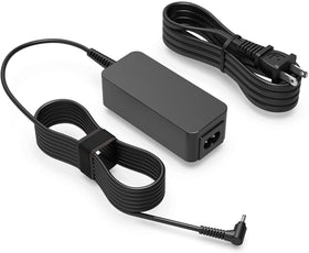 Superer 45W AC charger for Samsung NP730QAA-K01US; compact, travel-ready power solution.
