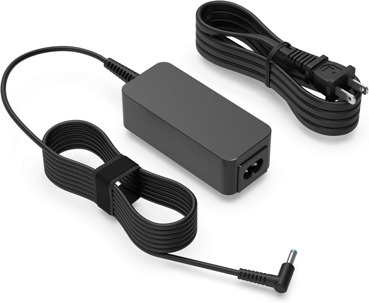 Superer 45W charger for HP 17-cn, front view, compact travel-friendly design.