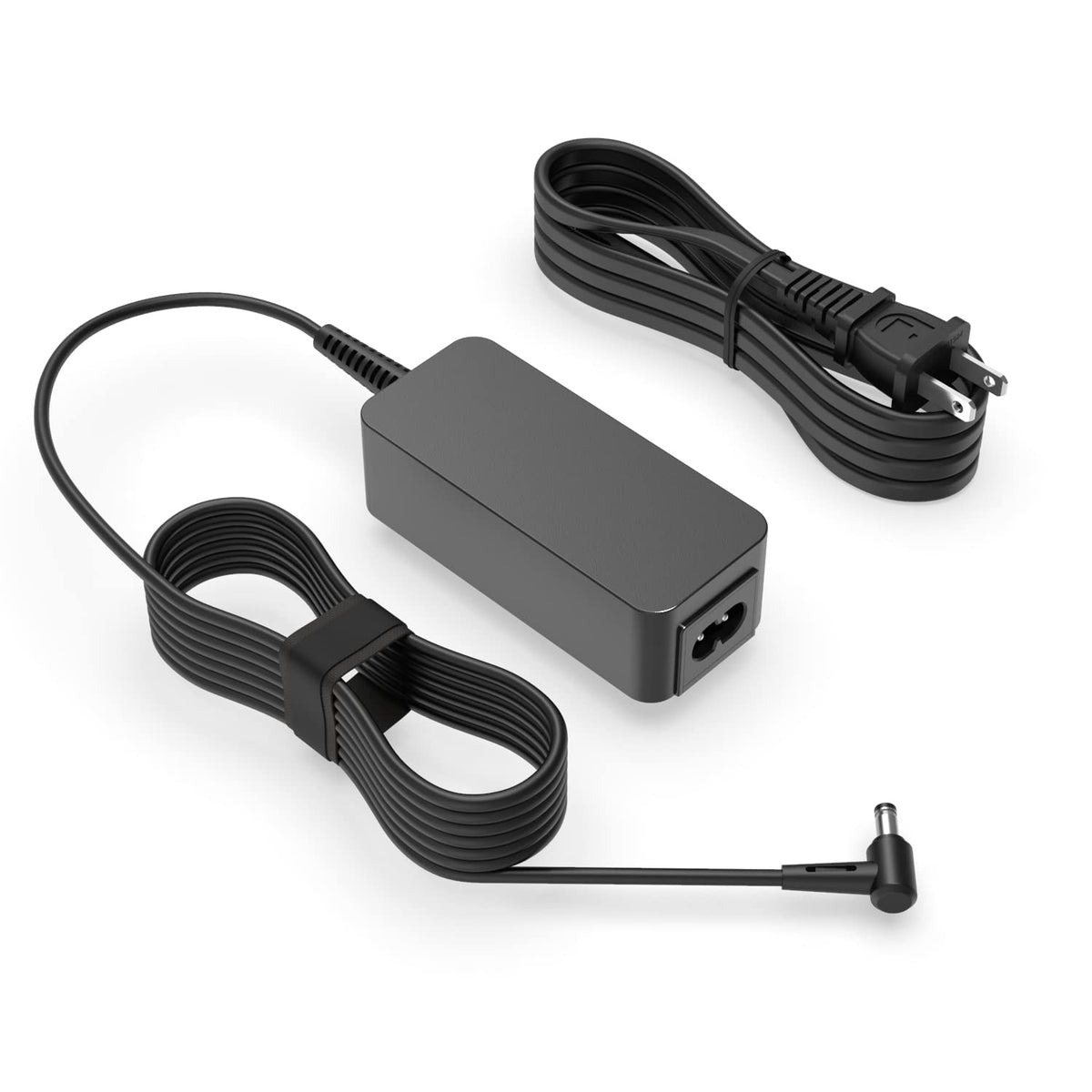 Superer 45W charger for Toshiba Portege Z30 front view showing compact design for travel