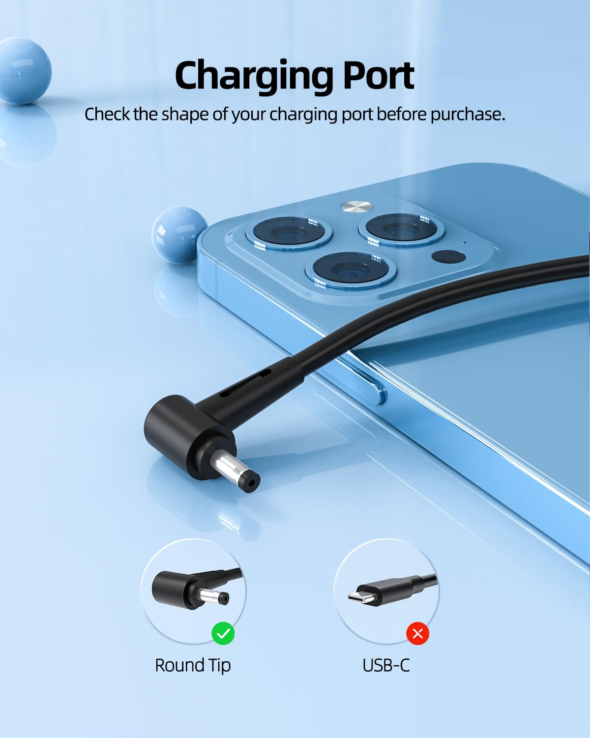 Superer 65W charger for Asus Vivobook F512FA, reliable daily power at home.