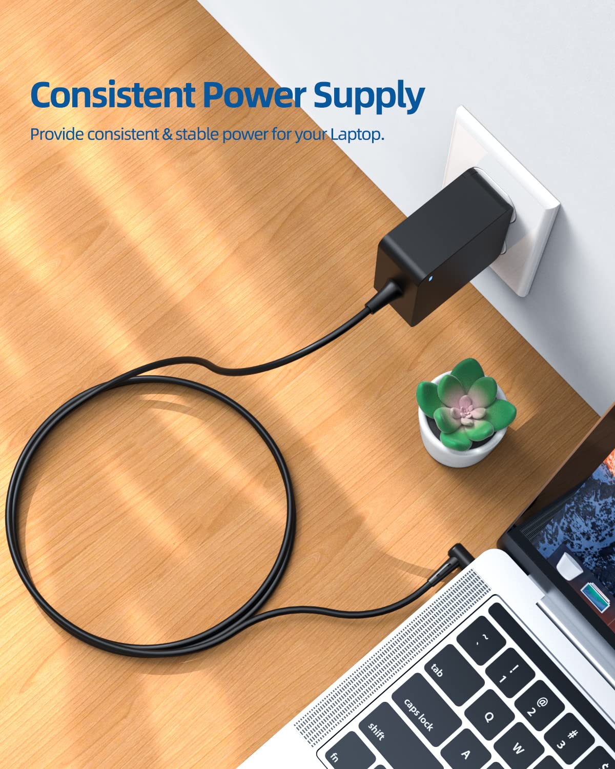 Superer 65W charger for Asus Vivobook F512JA OH71, precise 19V output.