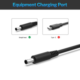 Superer 65W charger for Dell Inspiron 5379 provides steady charging.