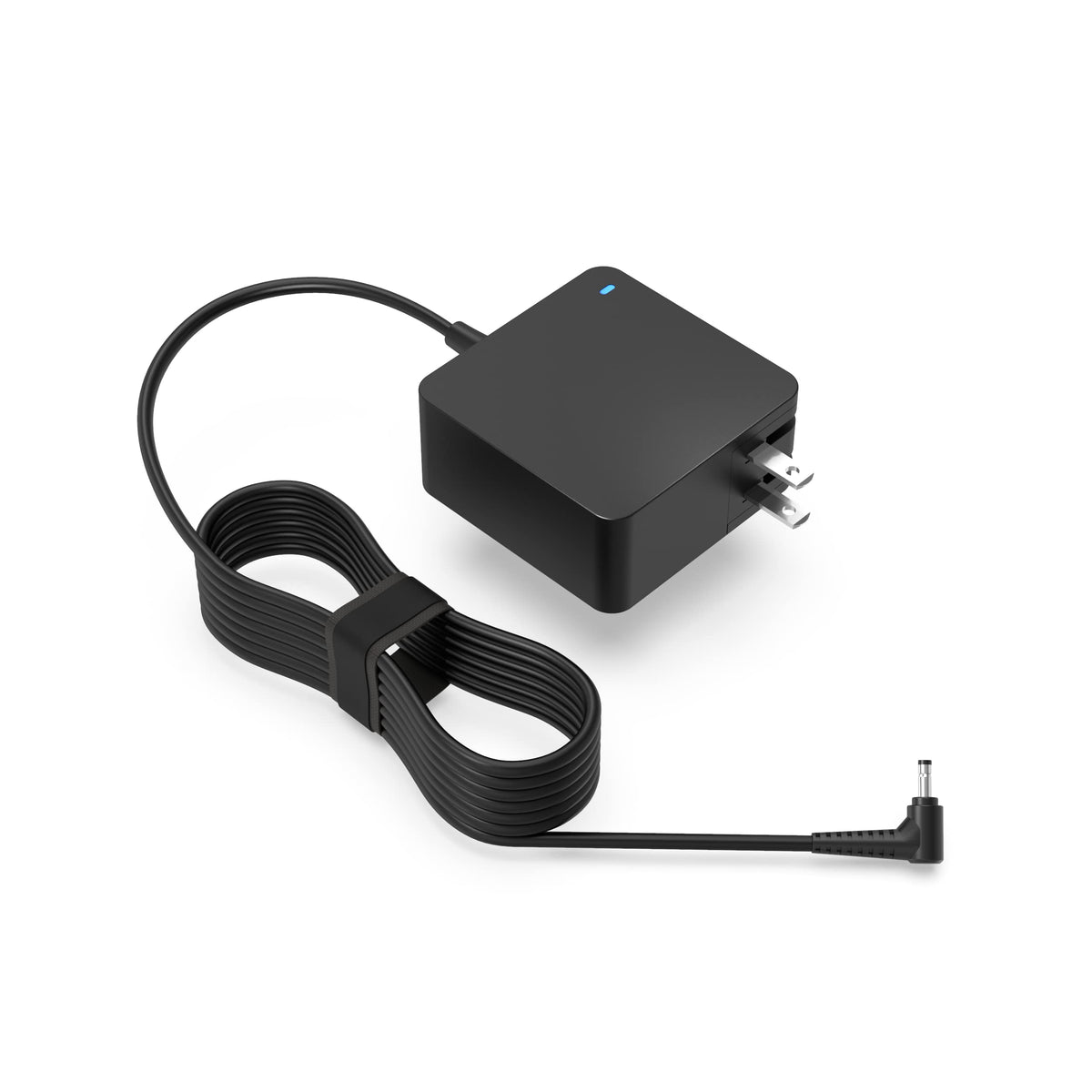 Superer 65W charger with foldable prongs for compact travel and storage