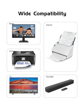 Flexible design makes routing behind furniture simple with Superer.