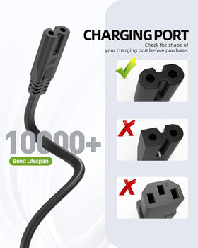 Superer 6ft cord compatible with PS5 and PS4 keeps consoles connected securely.