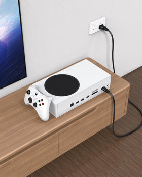 Superer 8ft Xbox Series S power cord ensures energy stability