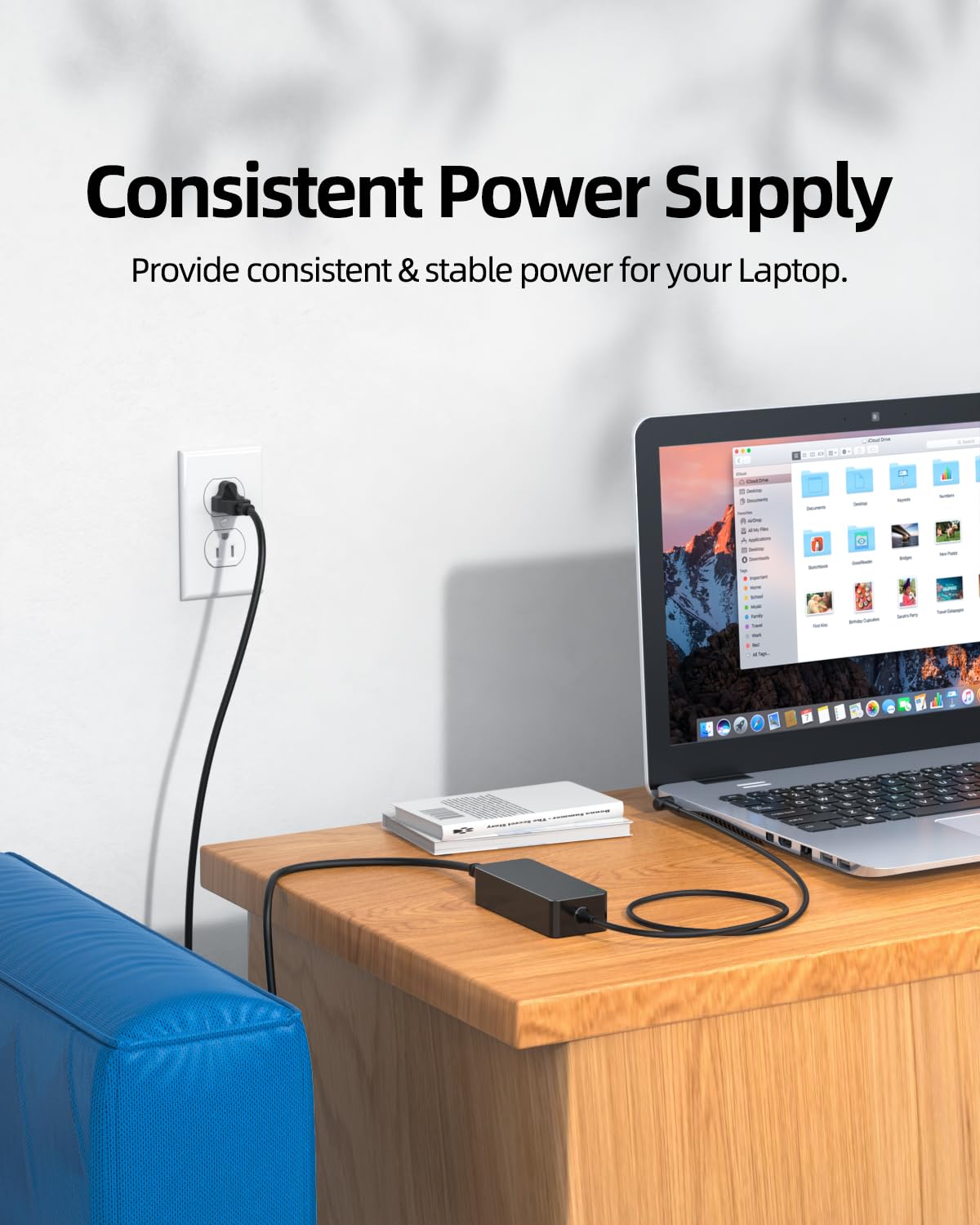 Superer 90W charger for Zenbook UX533F supports efficient power delivery.