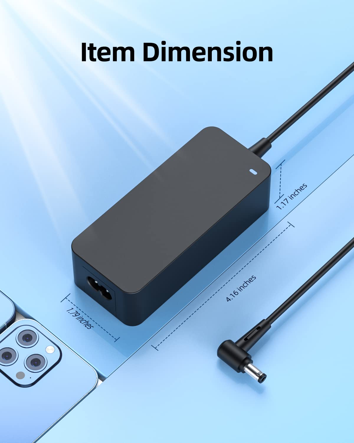 Safety-certified charging solution for Asus Rog and TUF monitors.