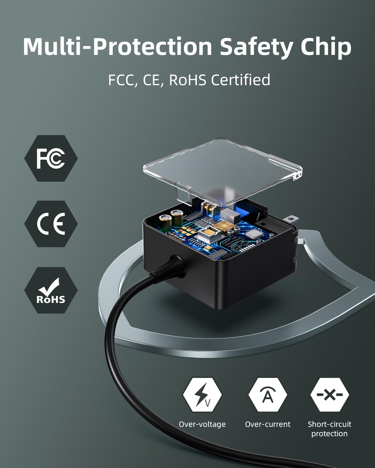 Superer adapter side label with specs ensuring correct 20V 3.25A match