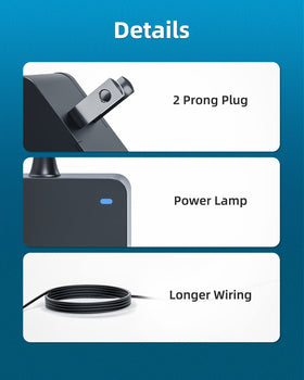 Box contents of the Superer charger with four round connectors