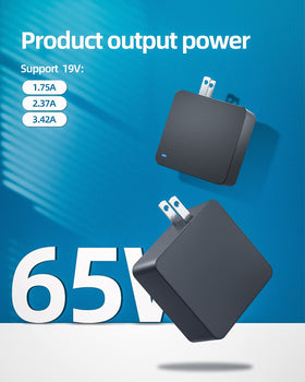 Compact, travel-friendly design of the Superer charger for notebooks