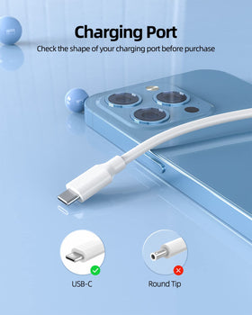 Superer charger plugged into Pixelbook demonstrating fast charging