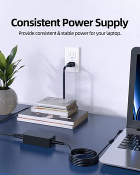 Superer charger shows the secure 3.0 x 1.1 mm connector.