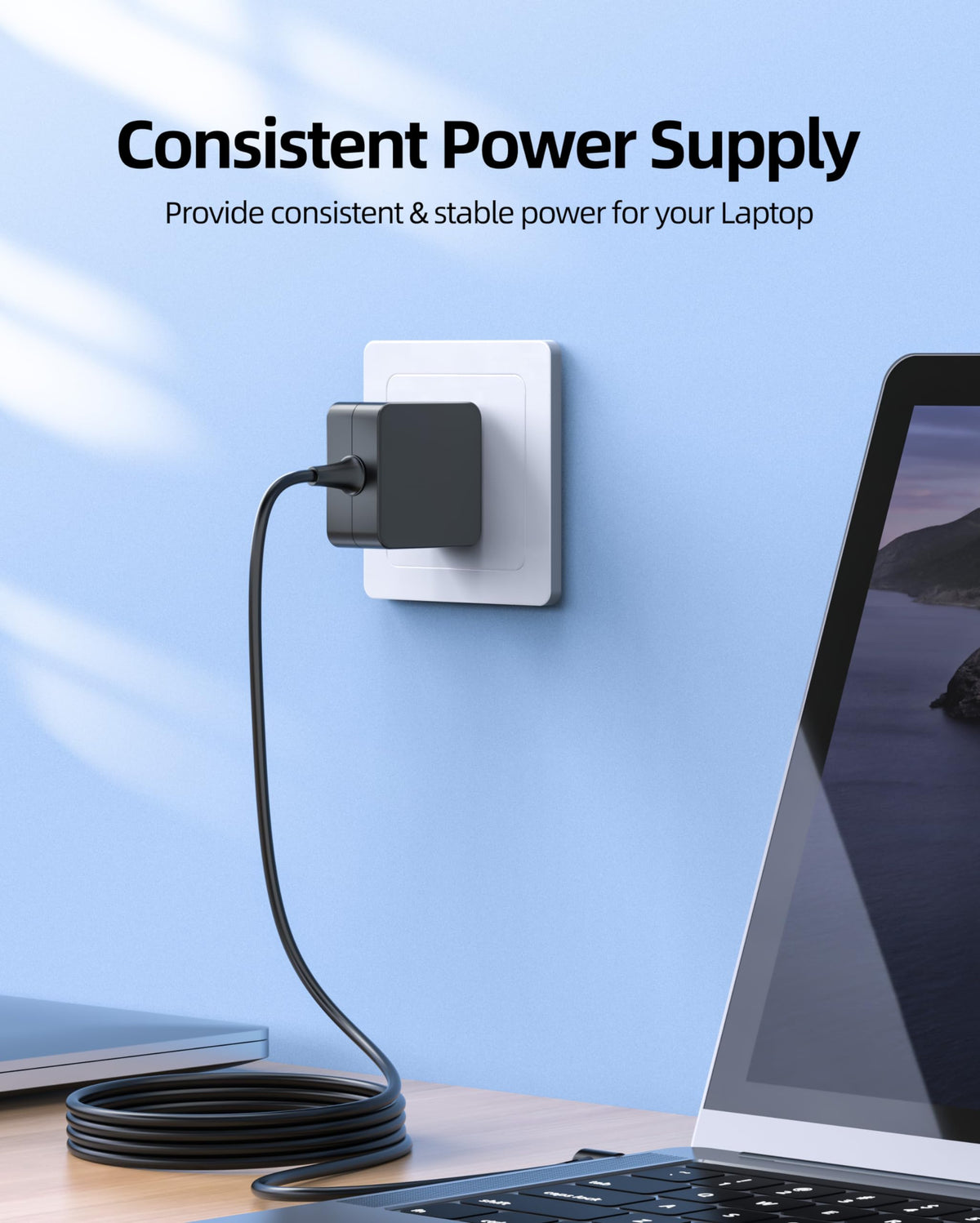 Desk-ready charger demonstrates reliable power during work sessions