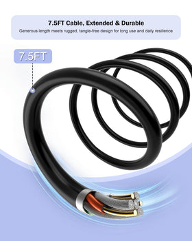 Superer foldable plugs design emphasizing travel portability and desk space savings