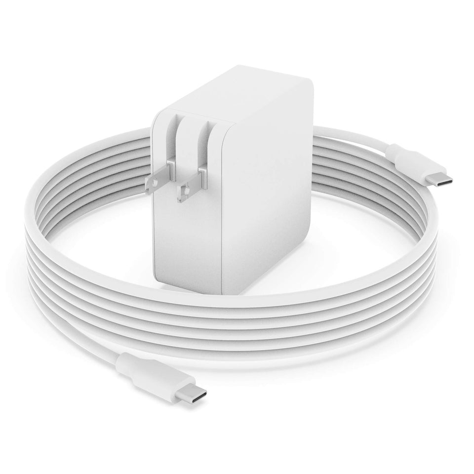Superer front view adapter showing compact design and travel-ready benefit