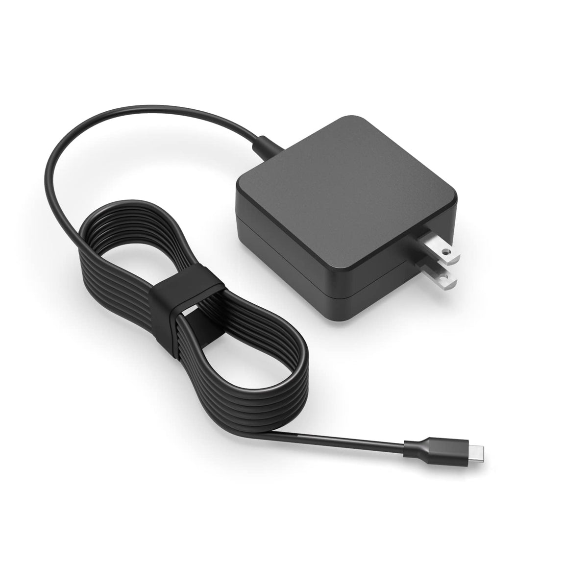 Superer front view compact adapter showing USB‑C port and portability benefit