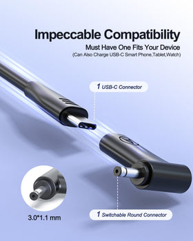 Superer GaN technology charger showing compact, travel-friendly design for fast charging