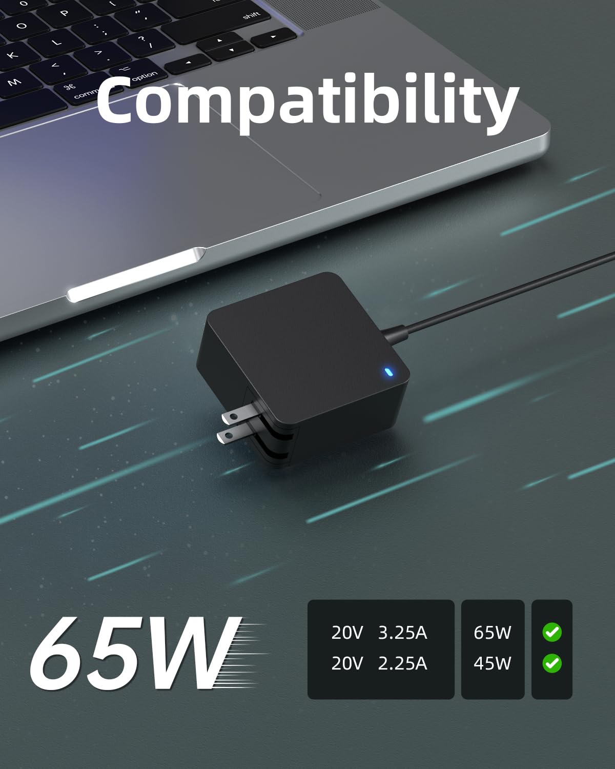 Superer plug and connector detail for secure Lenovo power connection