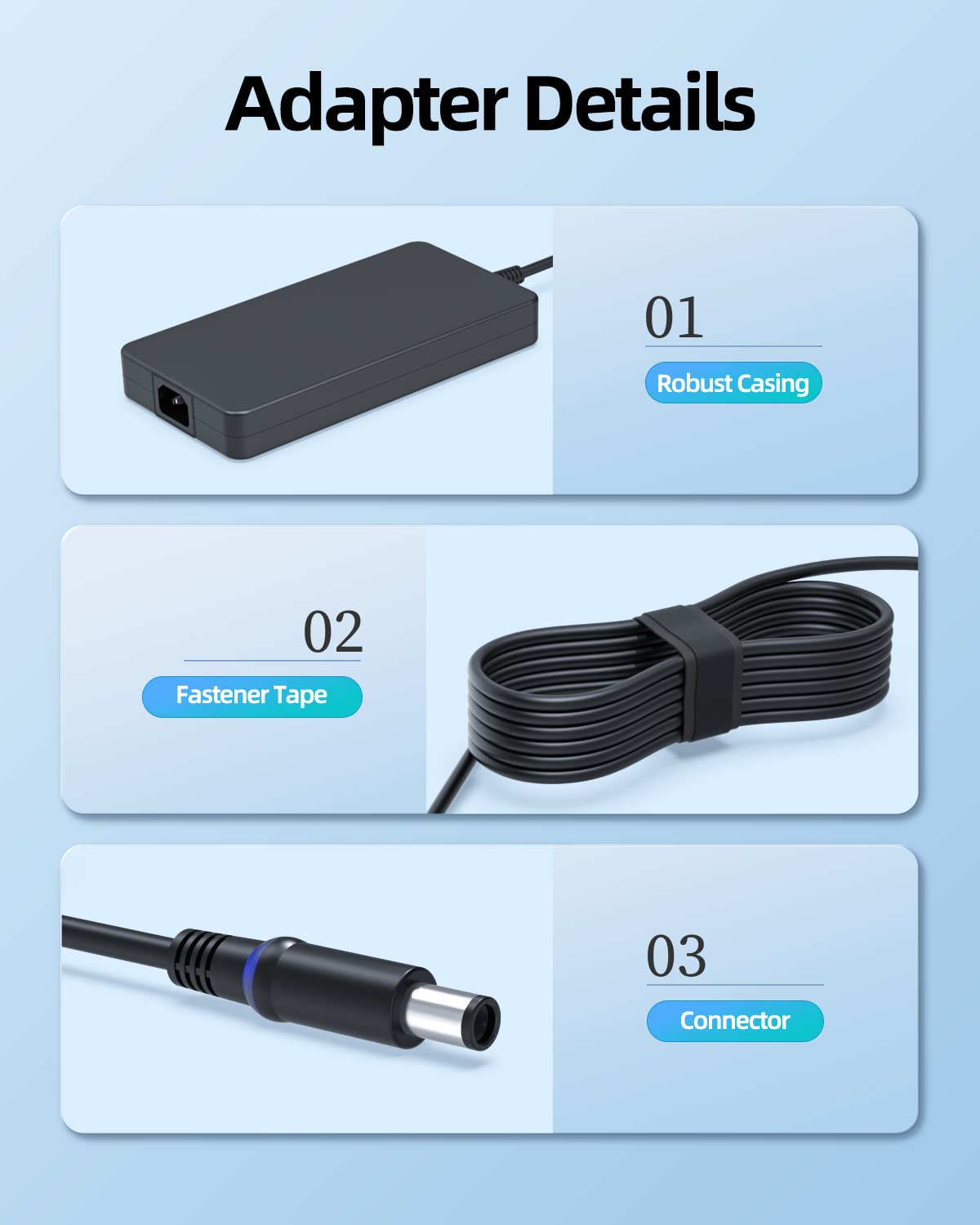 Superer adapter next to ruler showing compact size and easy portability