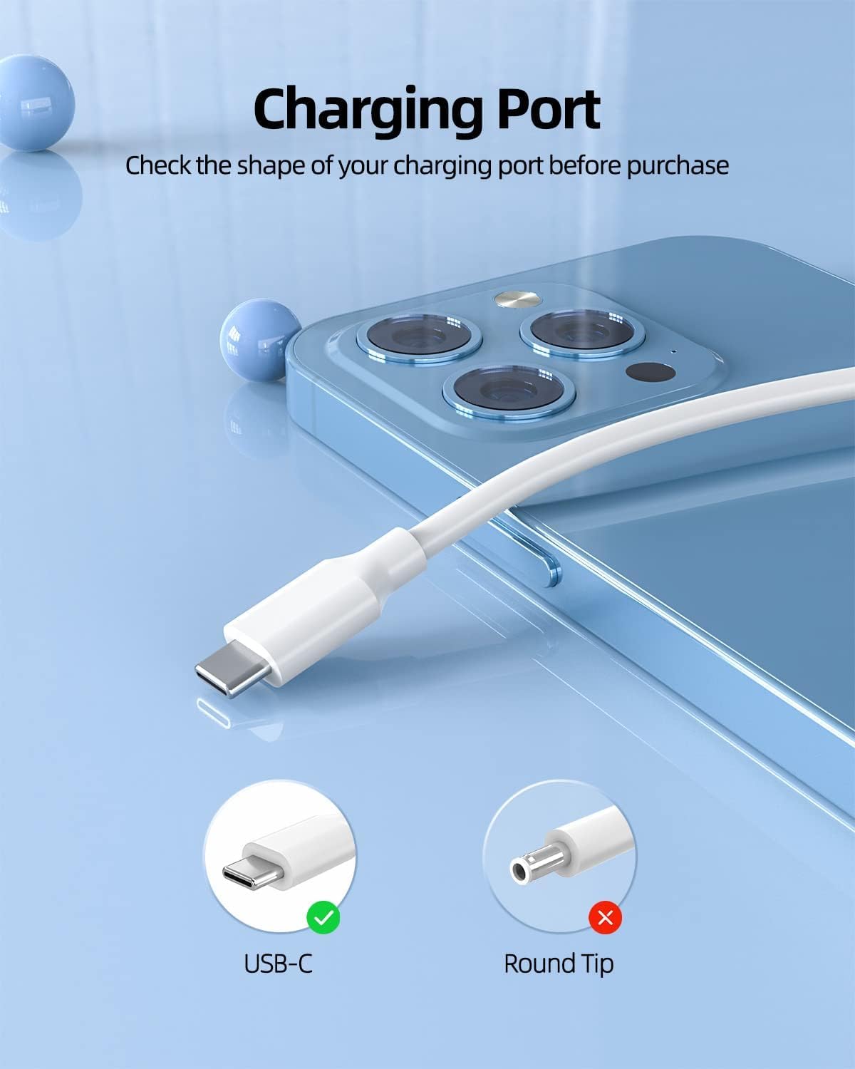 Superer Type-C 65W charger side ports for versatile device charging