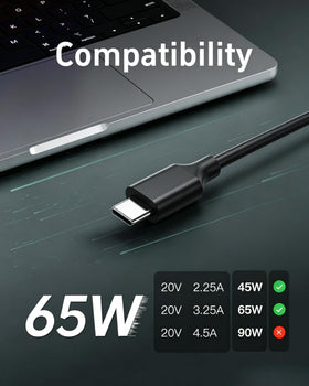 Superer USB-C charger suited for Chromebooks and ExpertBooks