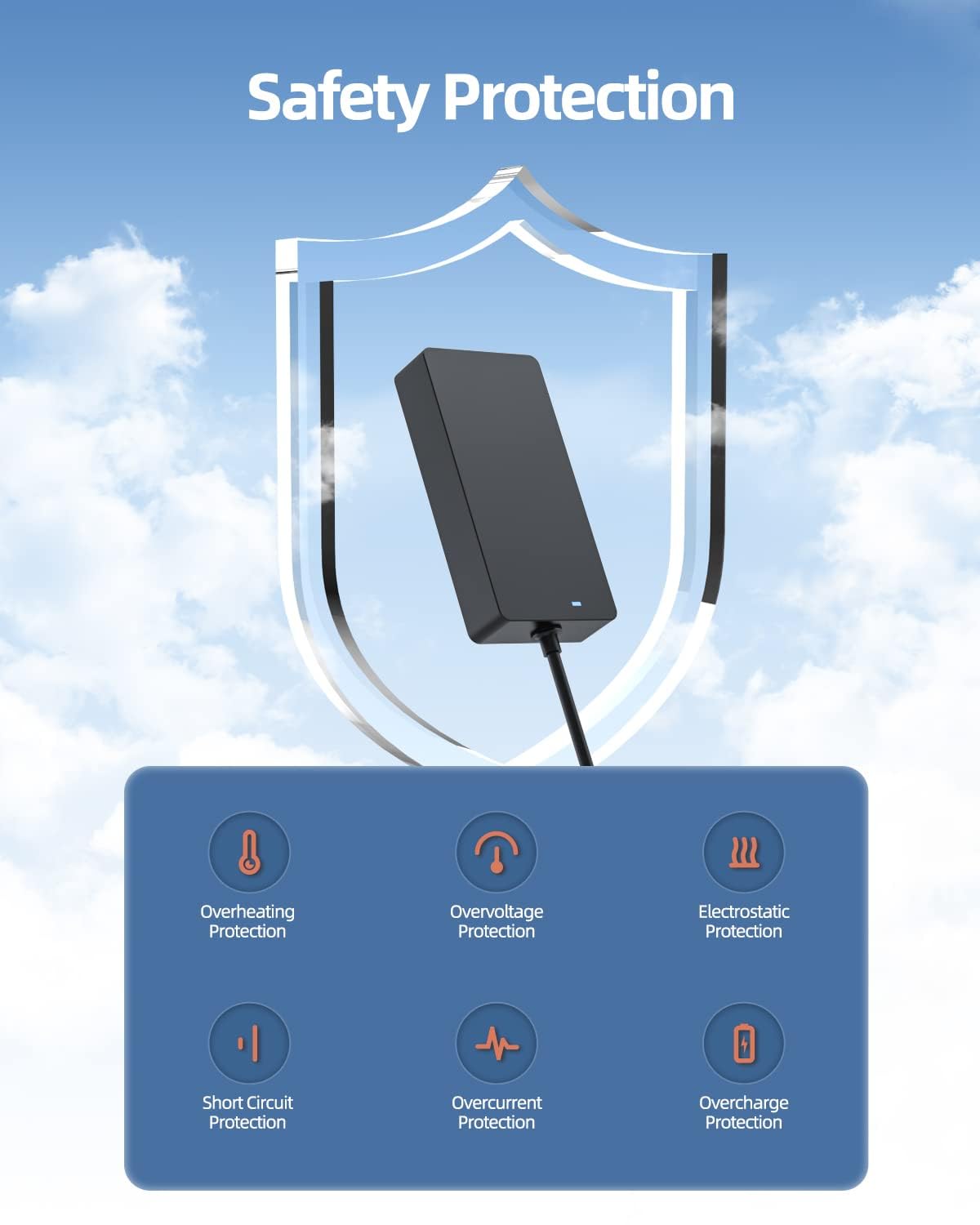 Superer USB-C tip close-up highlighting secure connection and fast delivery