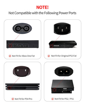 Superer Xbox Series X/S-compatible cord for smooth power delivery.