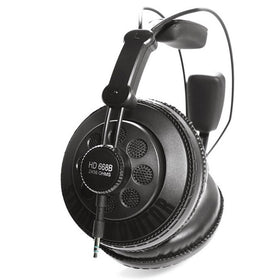Superlux HD668B front view showing earcups and headband for accurate monitoring