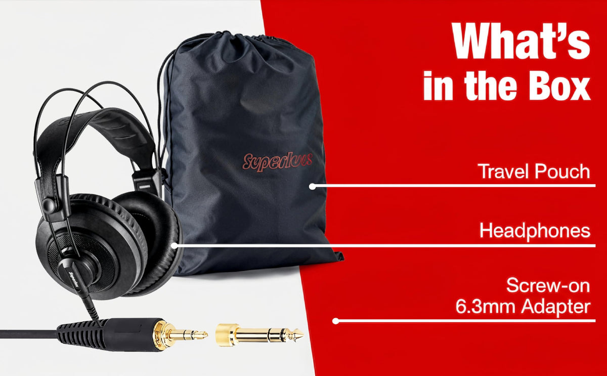 Superlux HD668B MKII next to smartphone showing lightweight size