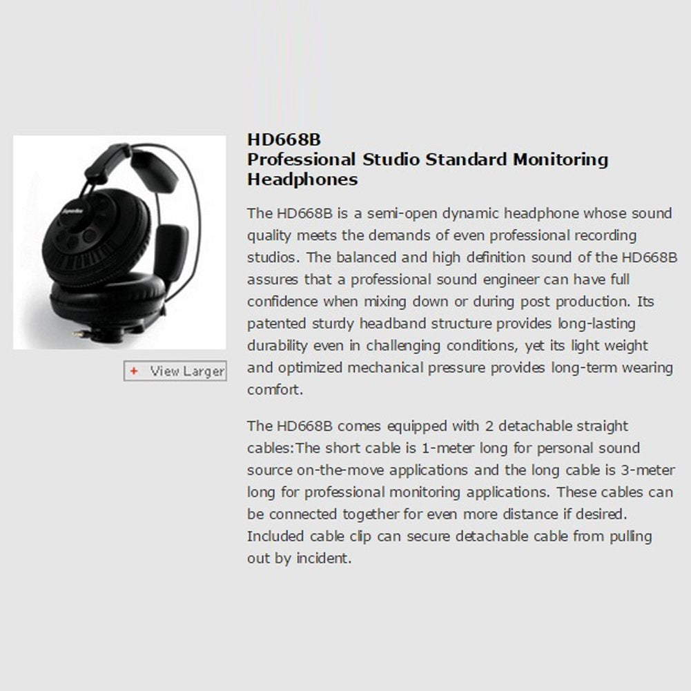 Superlux HD668B worn on head to show fit and scale for extended comfort